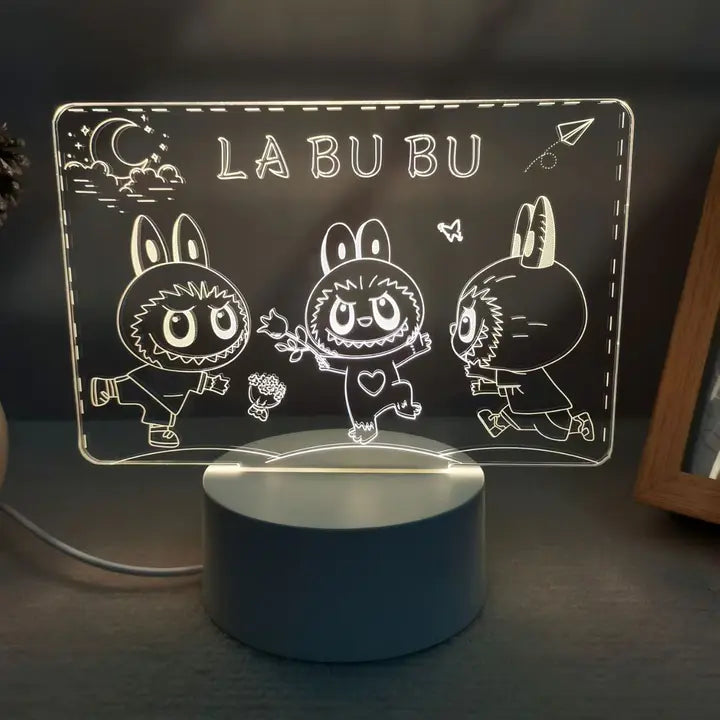 labubu night light (color changing)
