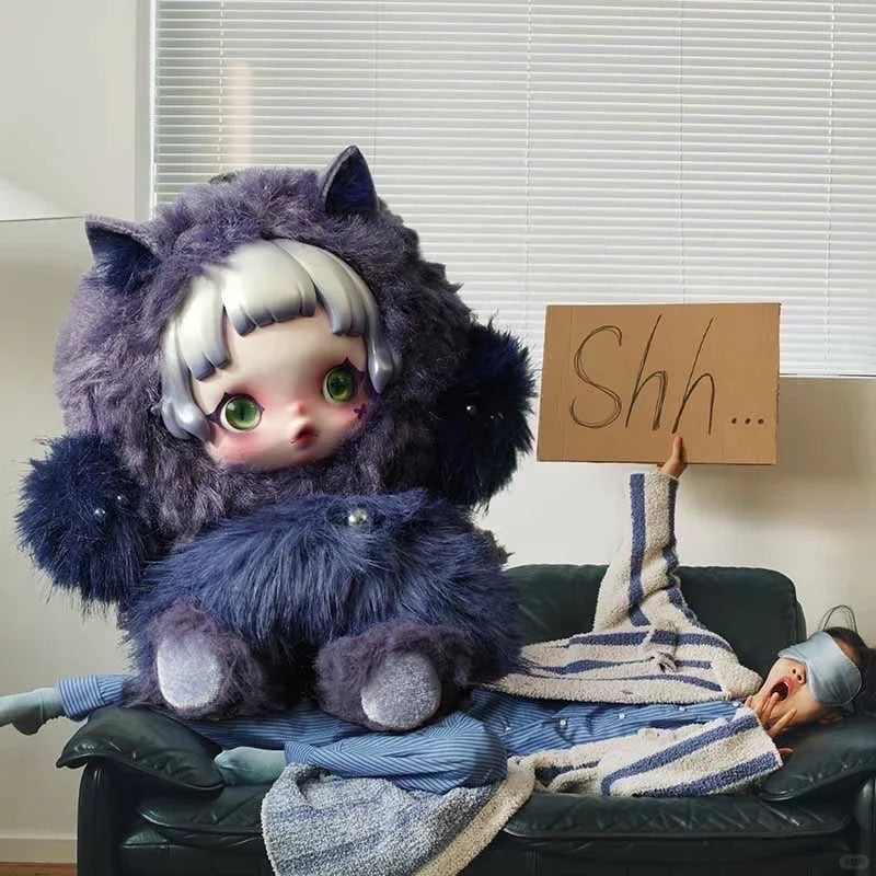 SKULLPANDA Sleepless Night Series Plush Doll Charms
